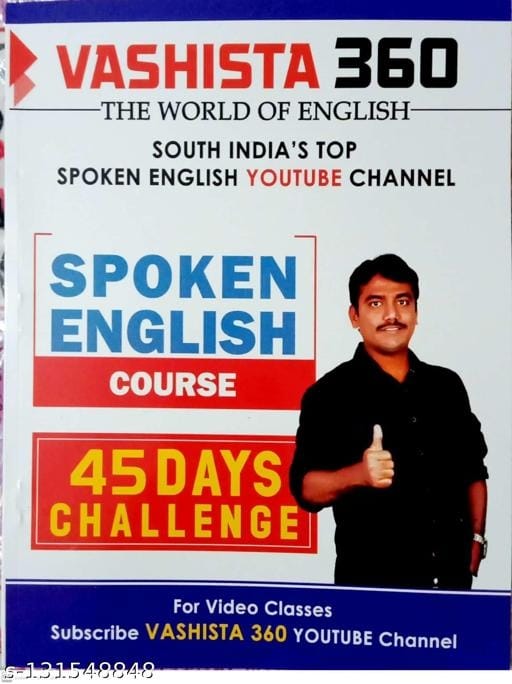 VASHISTA 360 SPOKEN ENGLISH COURSE IN TELUGU Books Arena